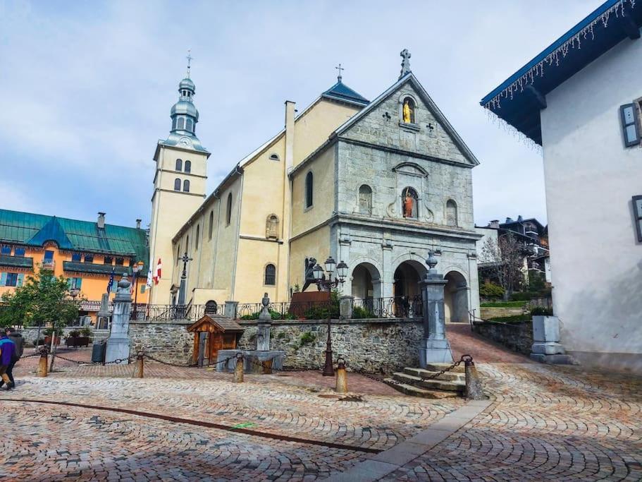Logement A Megeve Avec Jardin Экстерьер фото